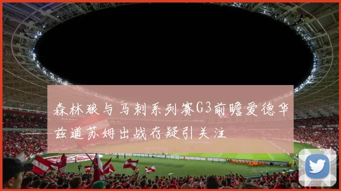 森林狼与马刺系列赛G3前瞻爱德华兹道苏姆出战存疑引关注